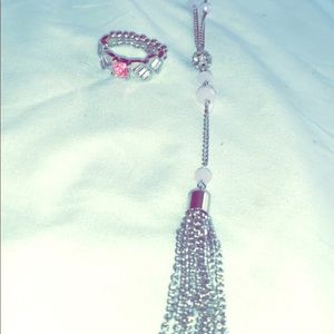 Ring and necklace set